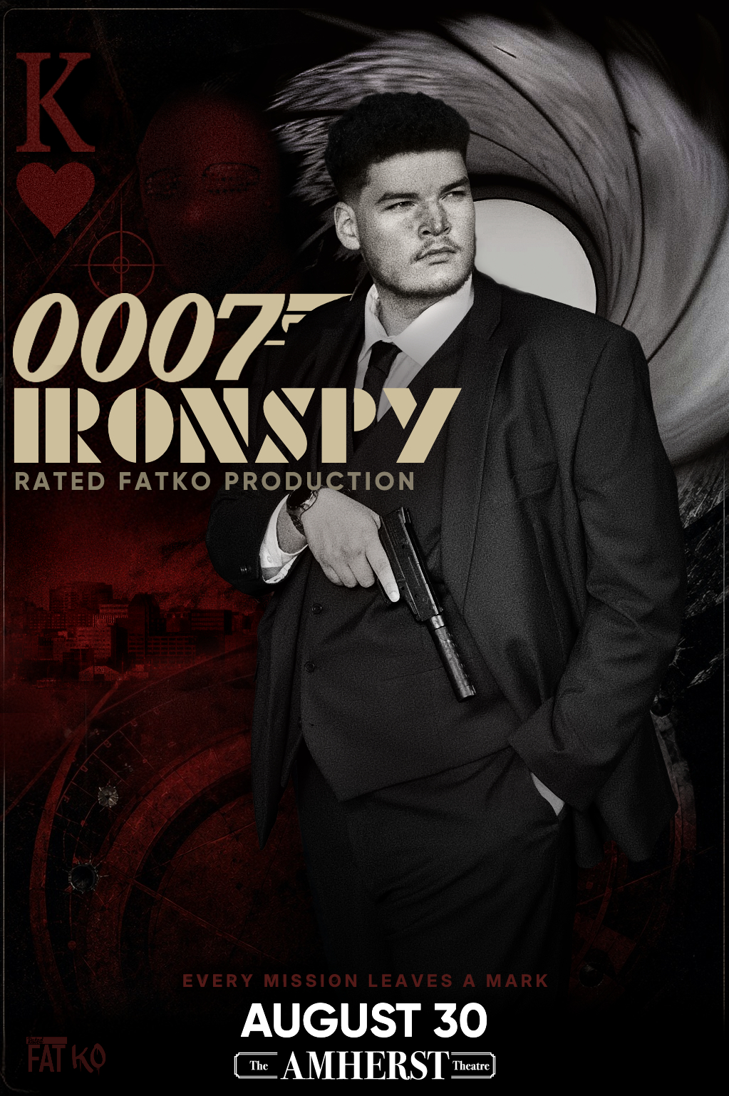 0007 Ironspy (2026) official movie poster — a action film directed by Riley Dorrington for Rated FATKO Productions