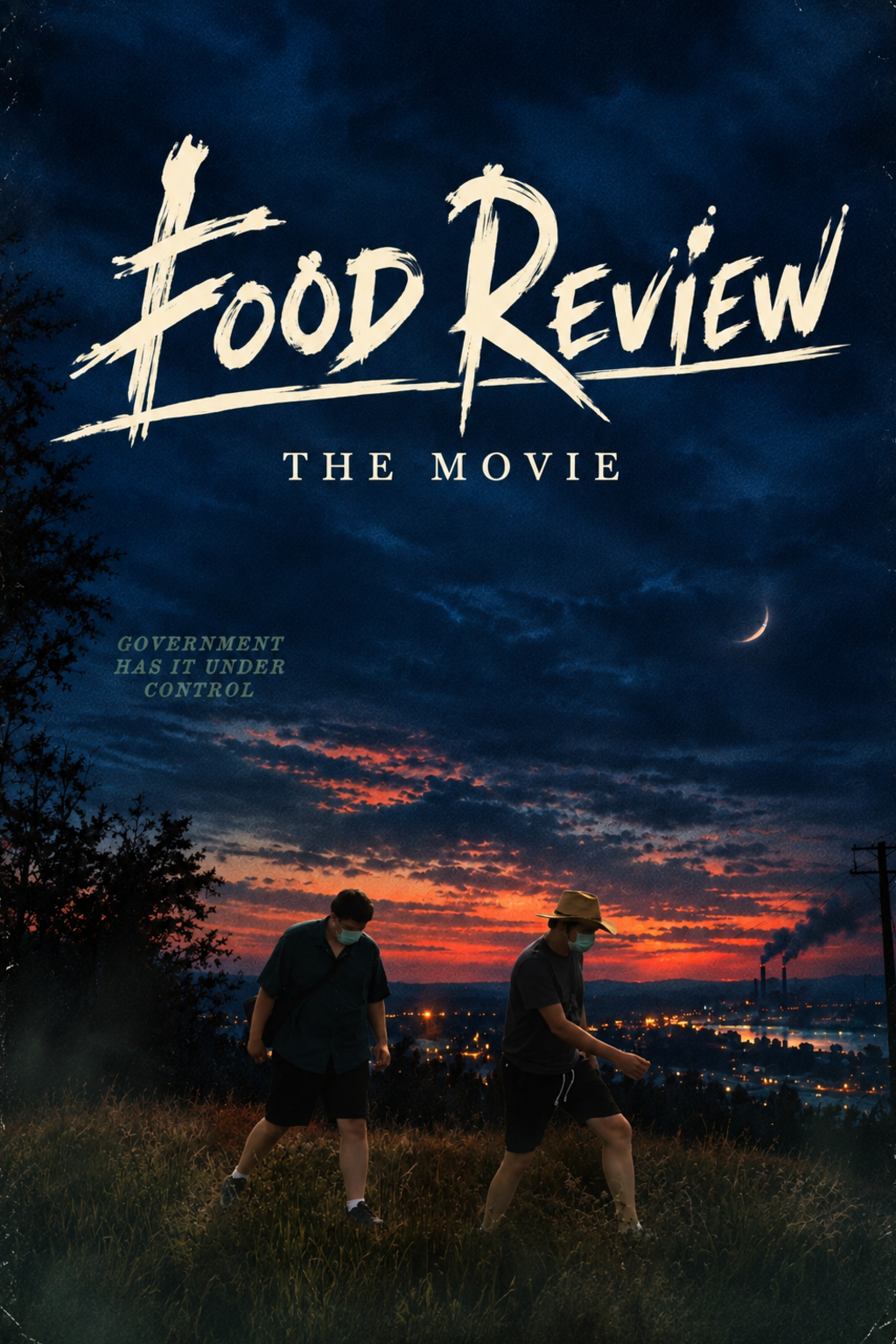 Food Review The Movie (2021) official movie poster — a post-apocalyptic film directed by Riley Dorrington for Rated FATKO Productions