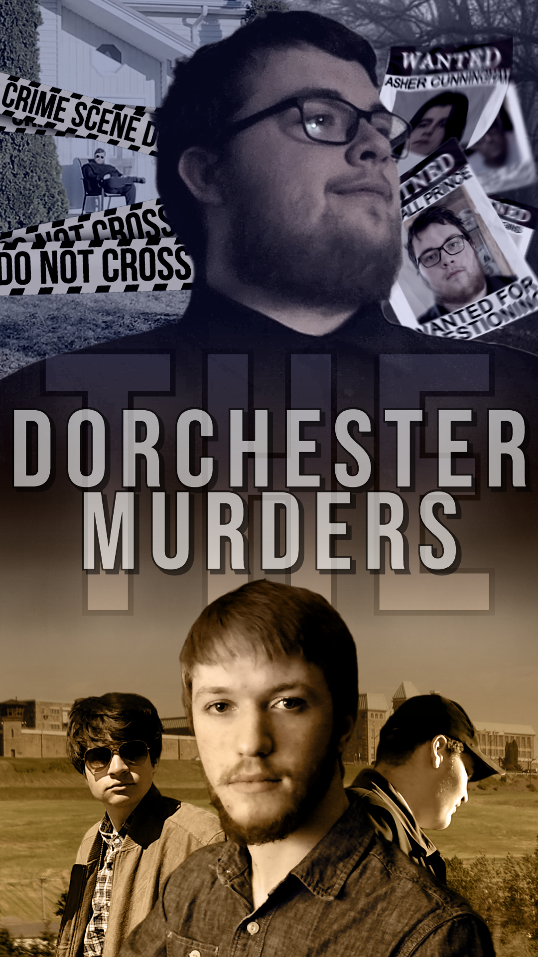 The Dorchester Murders (2023) official movie poster — a psychological thriller film directed by Riley Dorrington for Rated FATKO Productions